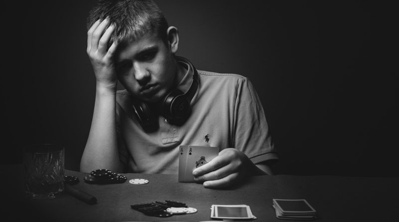 teen, playing cards, gambling