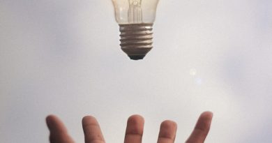 person catching light bulb